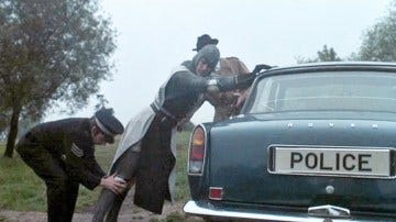 The anticlimactic ending of Monty Python and the Holy Grail still provokes controversy among viewers