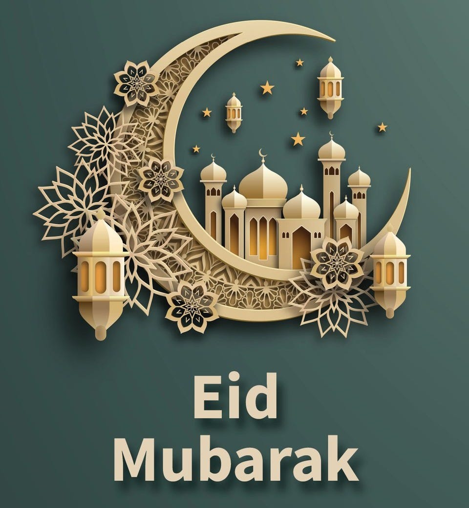 Eid al-Fitr marks the end of Ramadan, a time of reflection, compassion and  generosity. We recognise this is a difficult period for many and extend our  thoughts to those affected. Wishing Muslim