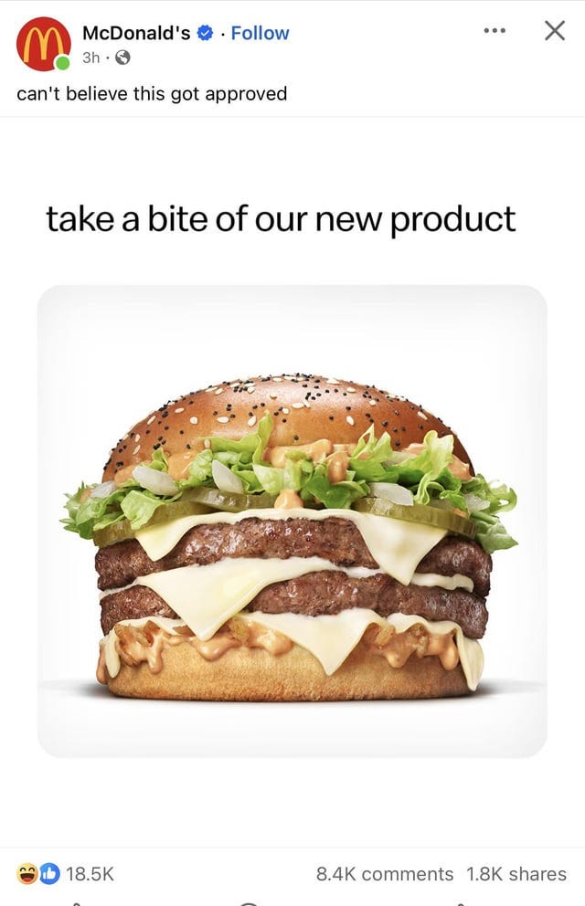 Well played, McD : r/marketing