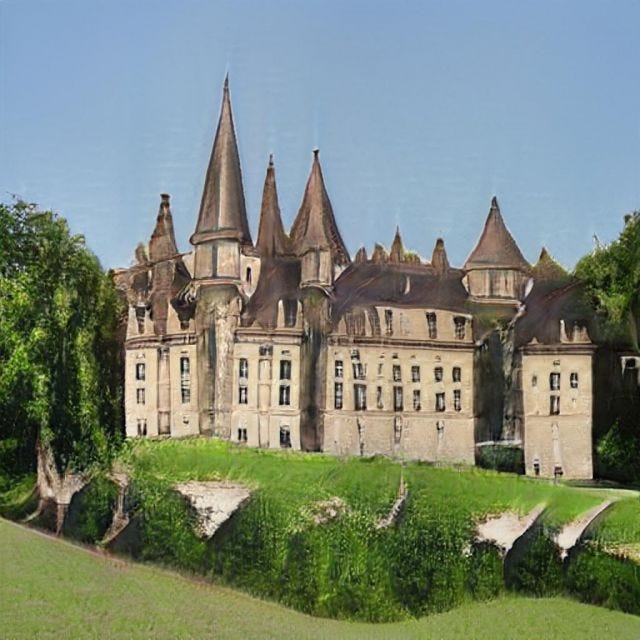 a generated castle a generated castle