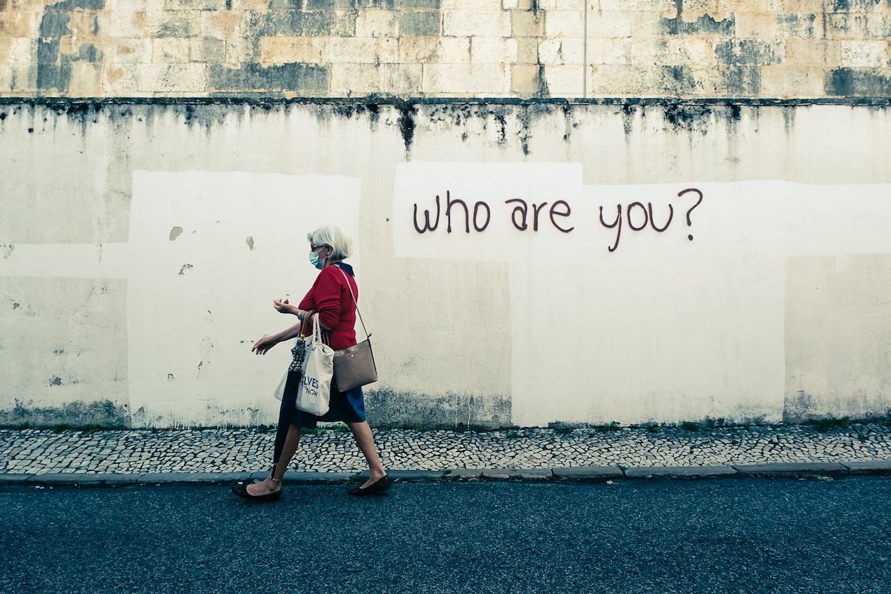 Words on walls: who are you?
