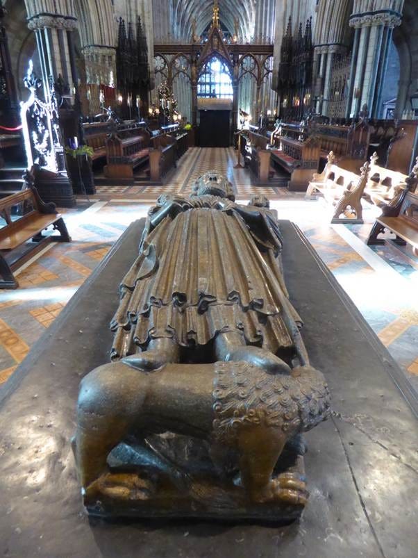 Suggested image: Effigy of King John