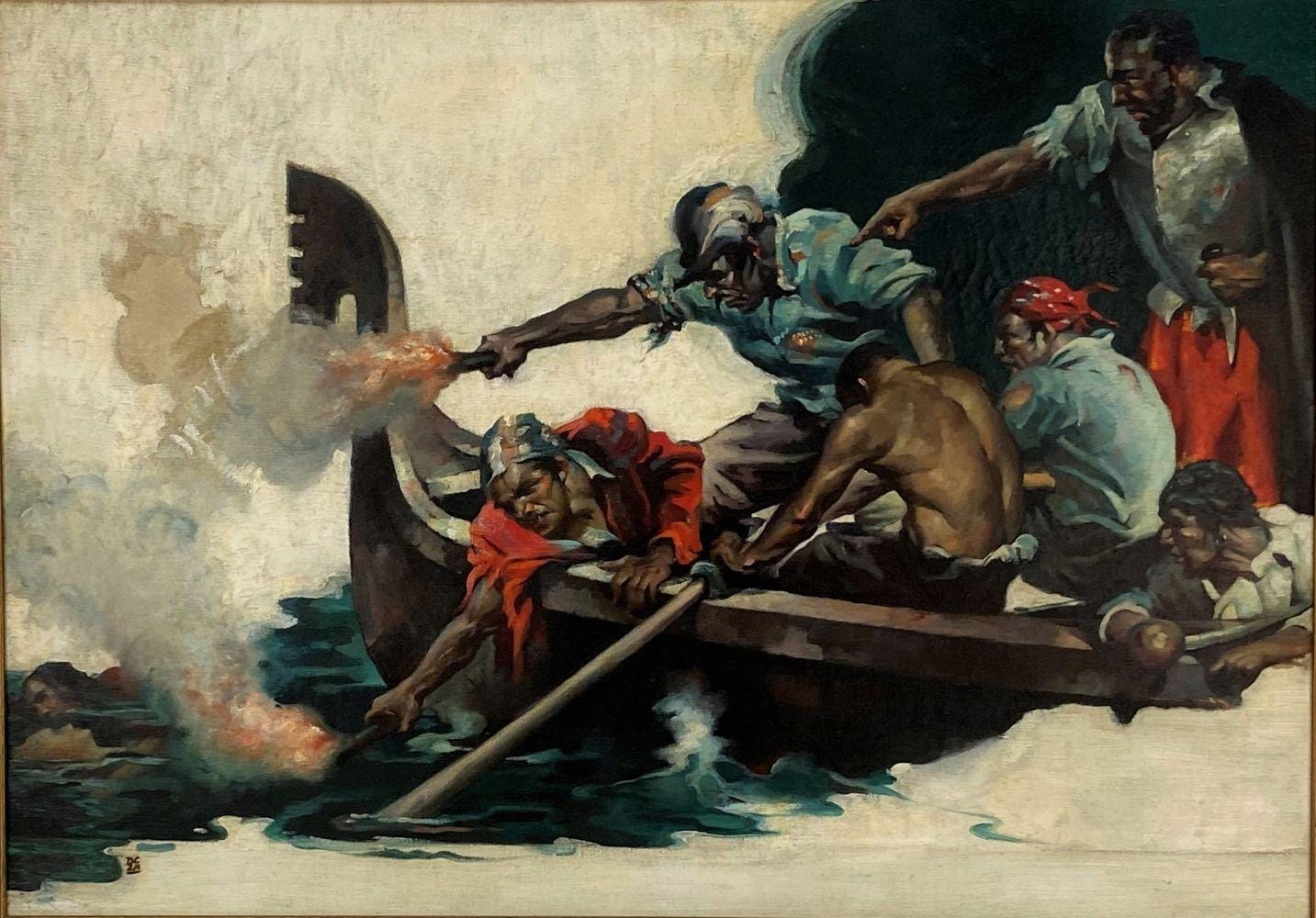 At Auction: Dean Cornwell, Dean Cornwell (American, 1892-1960) Pirates ...
