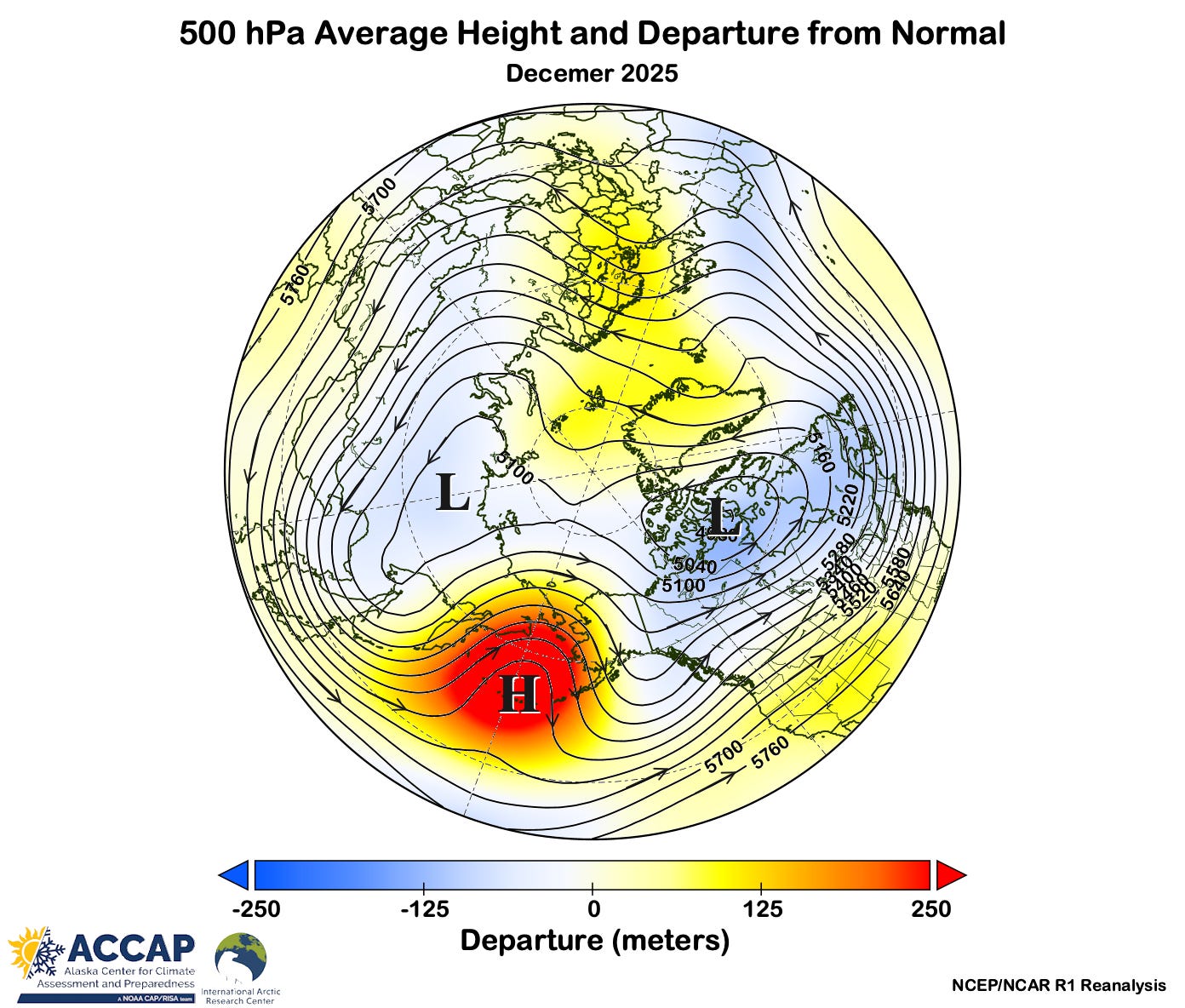 December 2025 Arctic Climate Summary - by Rick Thoman