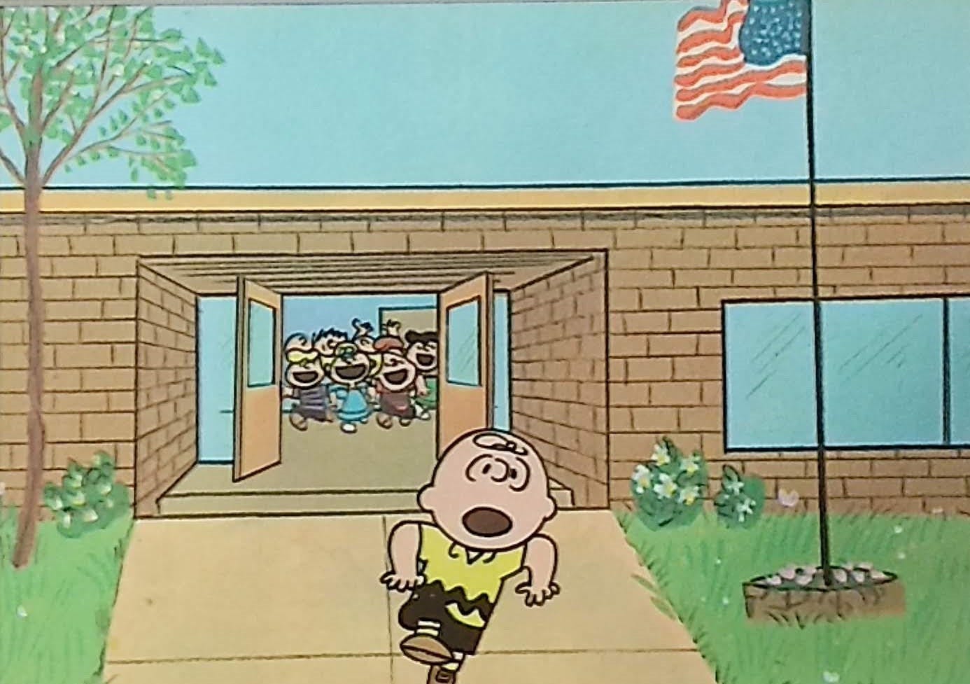 1968 Charlie Brown School Matted Vintage 8x10 Print - Etsy New Zealand