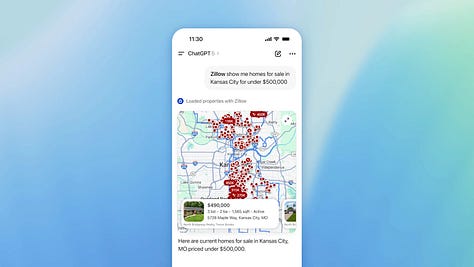 Booking.com, Canva, Coursera, Figma, Spotify, Zillow are available at launch withing ChatGPT