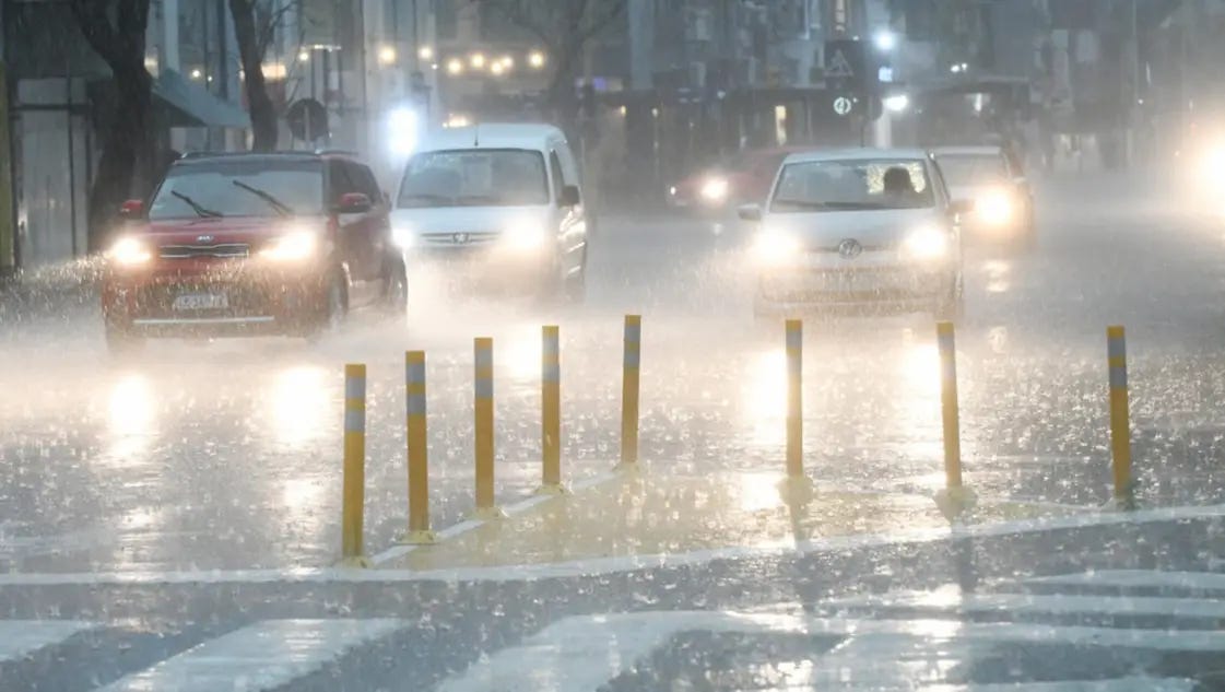 El Servicio Meteorológico ratificó un doble alerta amarillo para Bahía Blanca y la región
