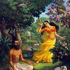 Mahārāja Āgnīdhra is hunted by Pūrvacitti (The Fifth Canto #03)