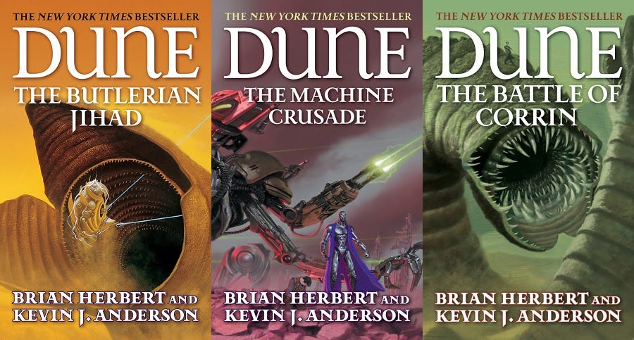 Legends of Dune by Kevin J. Anderson and Brian Herbert (Book Review) –  Shadowhawk's Shade