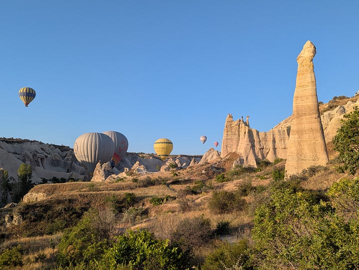 Balloons in White and Love Valleys