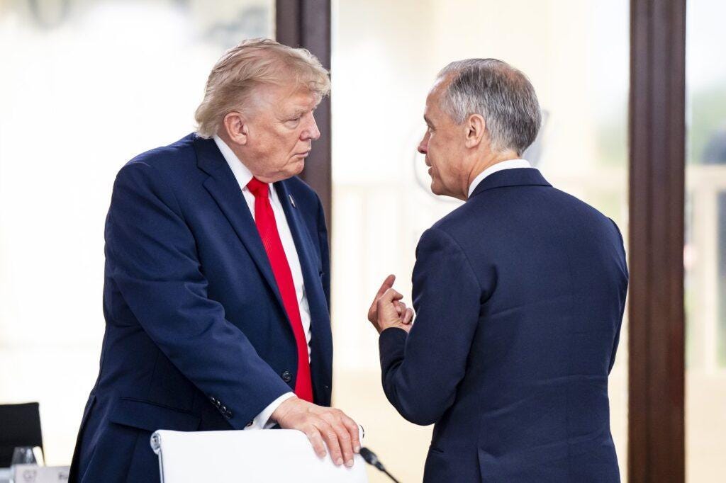 Carney Trump G7 Summit Carney Trump G7 Summit