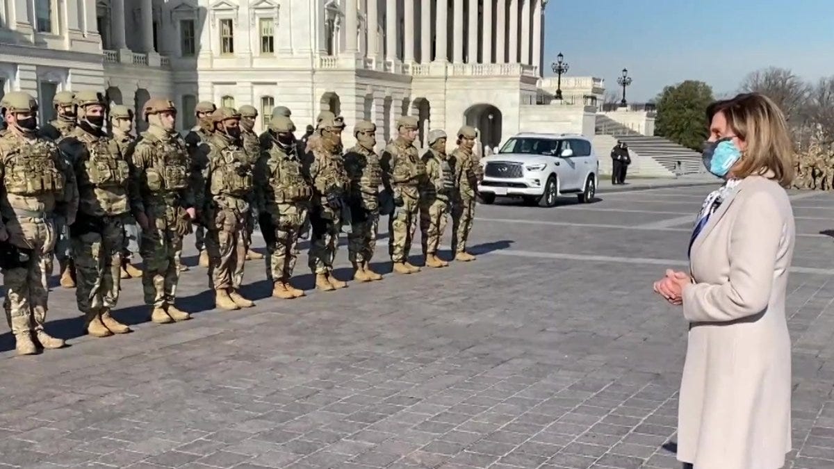 Pelosi Addresses National Guard in DC: 'I Want You to Be Safe' – NBC Boston