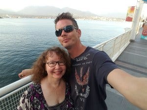 What a gorgeous place to have a Squee meeting with Adam Williams!