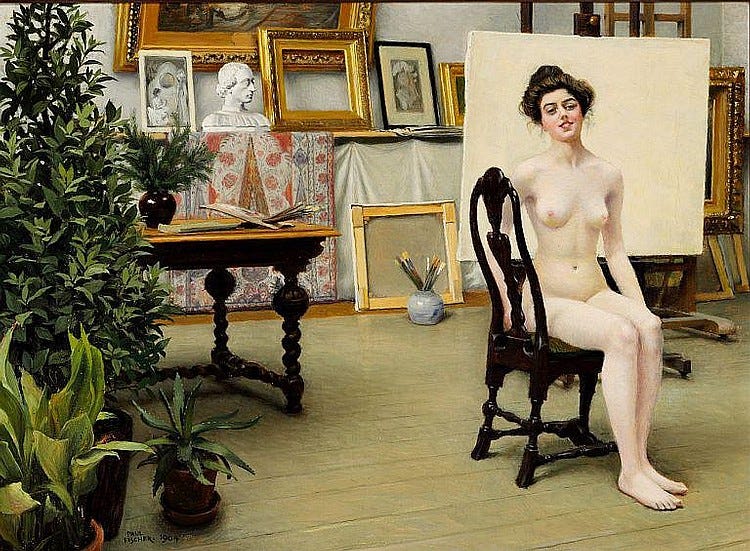 Paul Gustav Fischer - From the Artist's Studio 1904.jpg Paul Gustav Fischer - From the Artist's Studio 1904.jpg