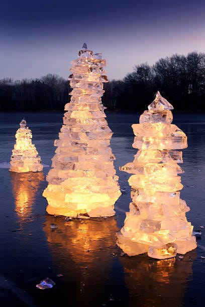 40+ Christmas Lights And Ice Sculptures Stock Photos, Pictures &  Royalty-Free Images - iStock