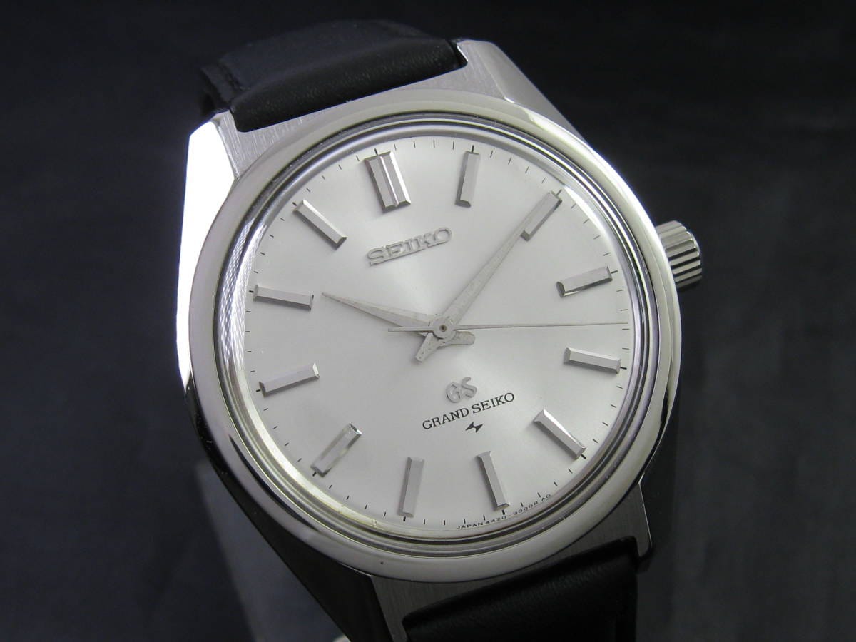 Rare Good Condition Grand Seiko/Grand Seiko GS Late Model Ref.4420-9000 Cal.4420B Manual Winding Overhaul/Polished Manufactured in 1968