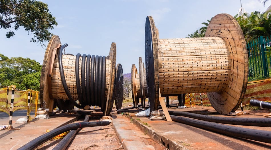 New spools of high voltage cable are deployed for installation in an undergrounding project. The lengths of underground lines are subject to certain physical limitations which, when exceeded, cause untimely wear and tear.