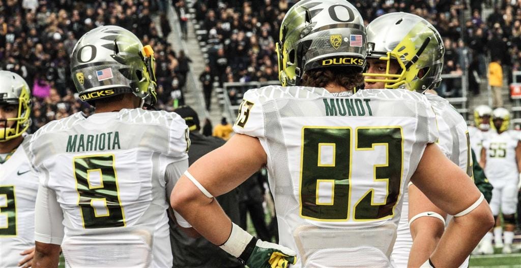 Johnny Mundt, Oregon, Tight End Johnny Mundt, Oregon, Tight End