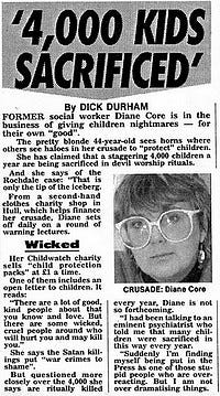 4000 kids a year sacrificed to Satan