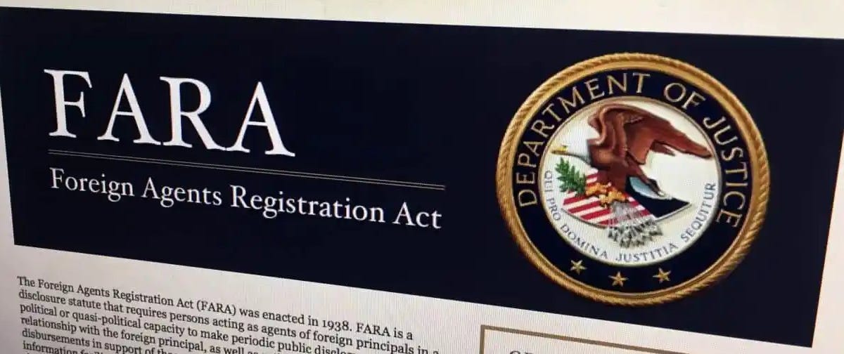 FARA: Transparency That Strengthens America