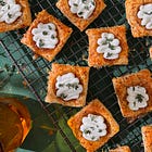 caramelized onion tarts with whipped goat cheese
