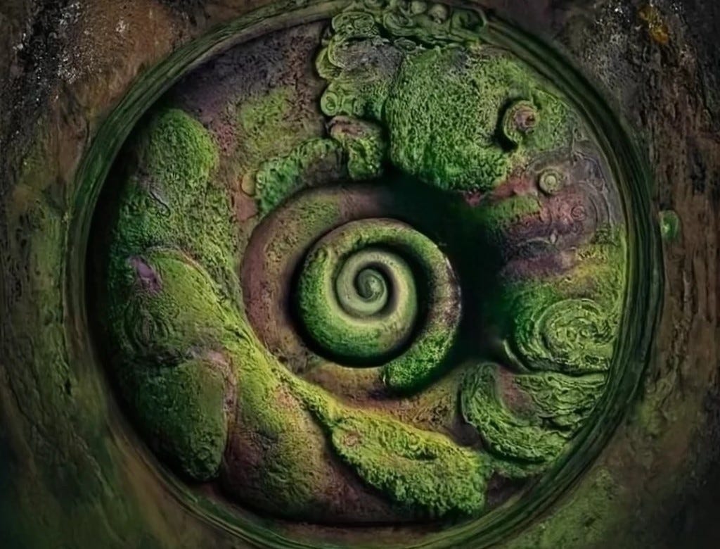 fibonacci overlaid on earth