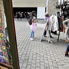 El Mercadillo llena de vida la Plaza de la Constitución