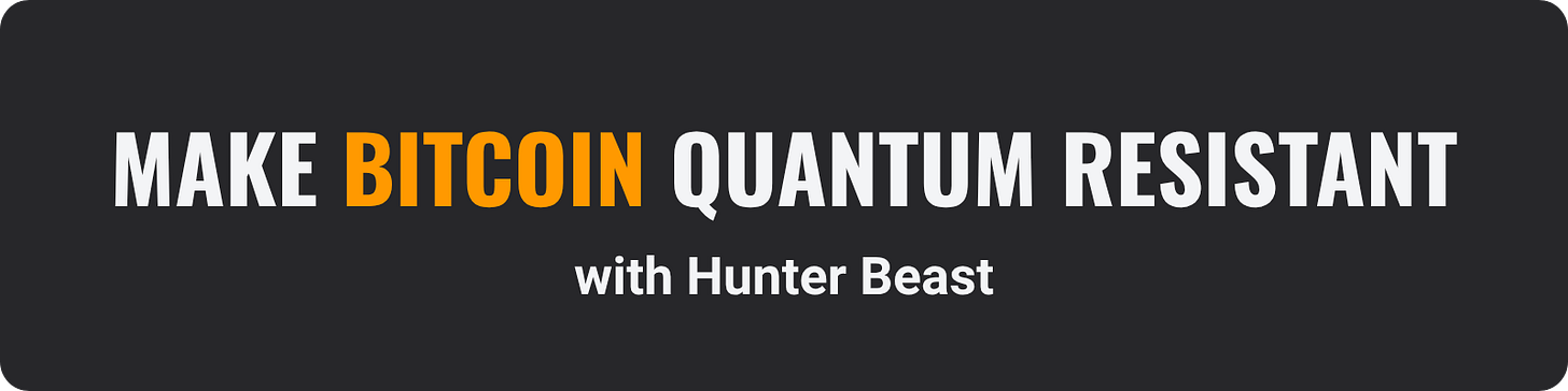 make bitcoin quantum resistant