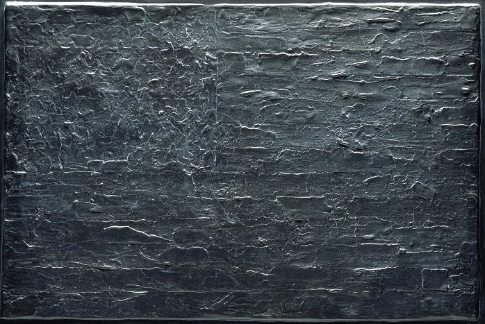 Jasper Johns : Flag (from Lead Reliefs Series)