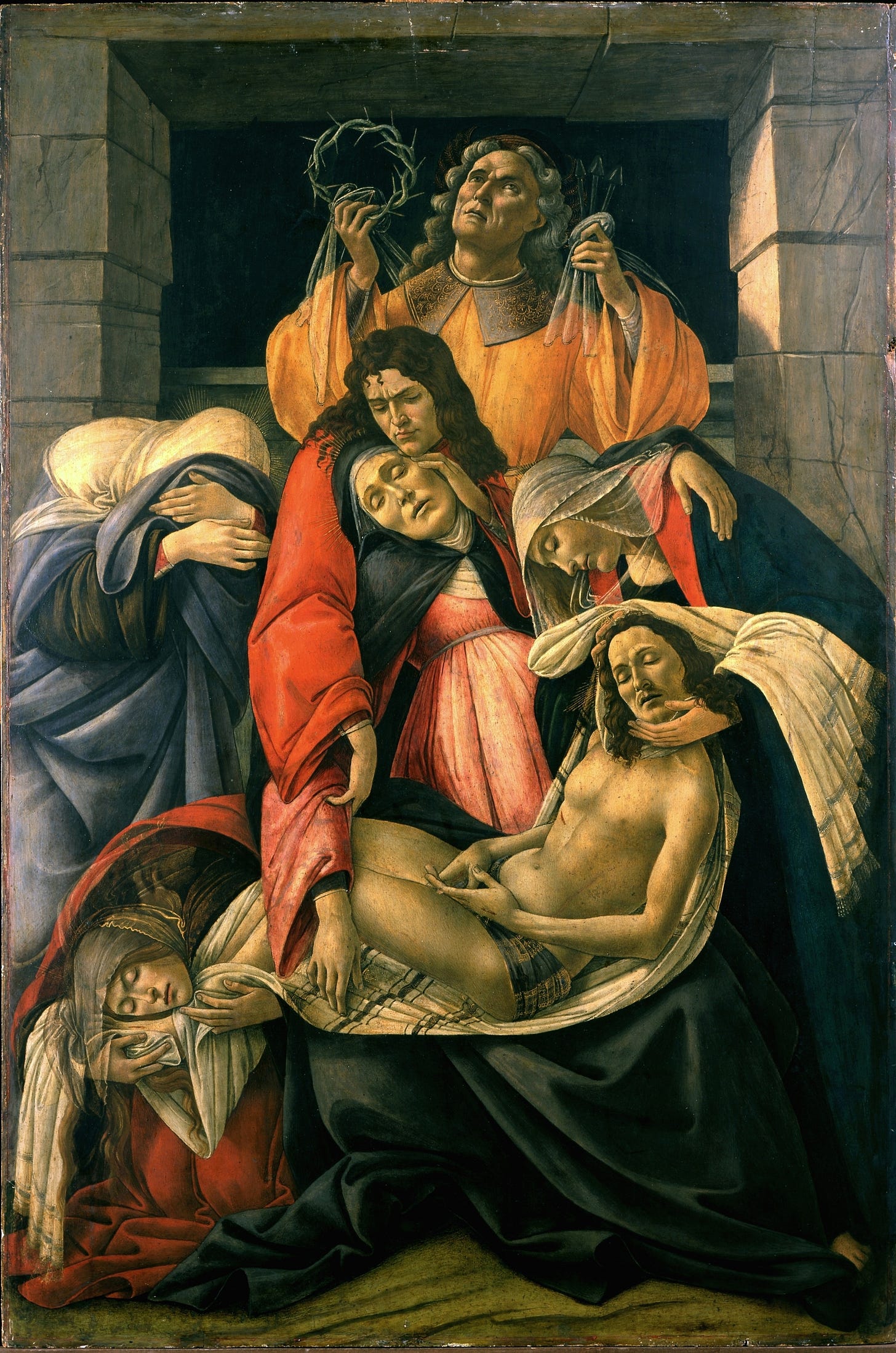 Lamentation over the Dead Christ (Botticelli, Milan) - Wikipedia Lamentation over the Dead Christ (Botticelli, Milan) - Wikipedia