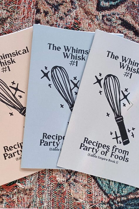 Zines and sleep-themed paper goods, including Party of Fools and a No Sleep Pack.
