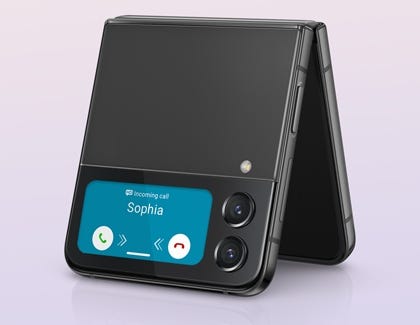 Use the Cover screen on the Galaxy Z Flip series phone Use the Cover screen on the Galaxy Z Flip series phone