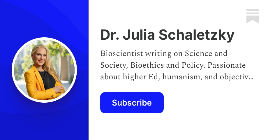 Dr. Julia Schaletzky | Substack