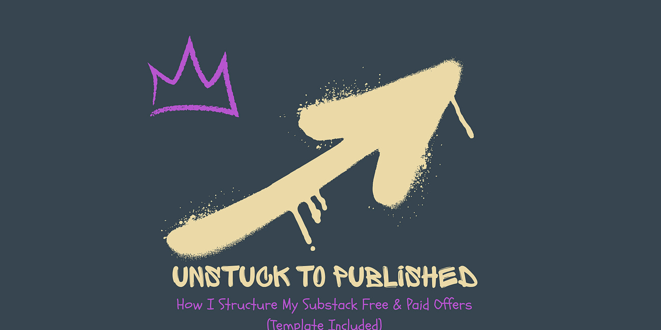 How I Structure My Substack Free & Paid Offers (Template Included)