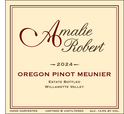 Amalie Robert 2024 Pinot Meunier.