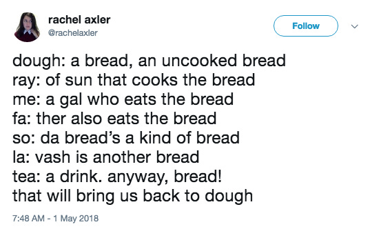 Funny tweet about bread Funny tweet about bread