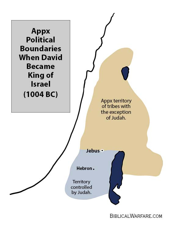 Jebus and political boundaries between tribes of Israel and Judah before Jebus become the City of David. Jebus and political boundaries between tribes of Israel and Judah before Jebus become the City of David.