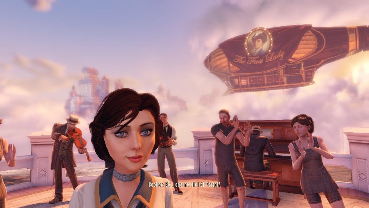 Elizabeth a Columbia, BioShock Infinite.