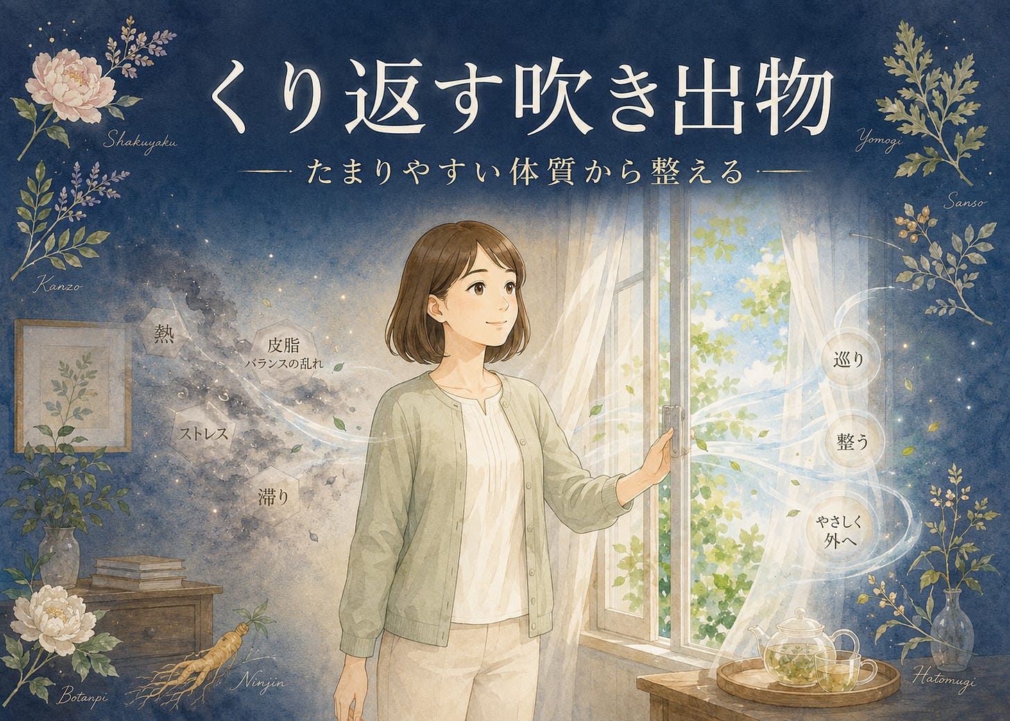 くり返す吹き出物