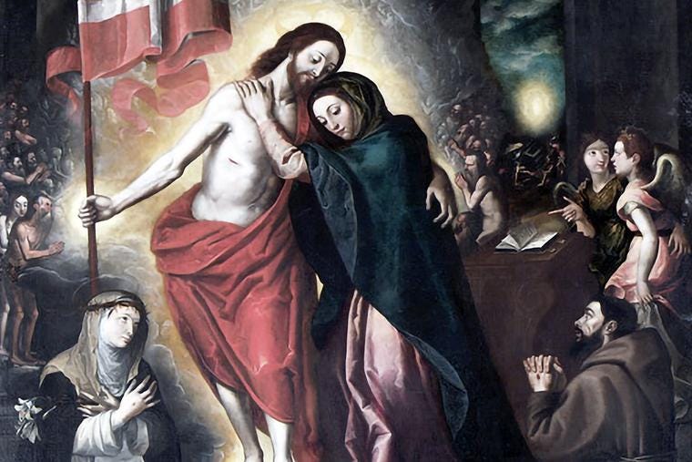 After His Resurrection, Jesus Appeared First to His Mother Mary, Say the  Saints| National Catholic Register After His Resurrection, Jesus Appeared First to His Mother Mary, Say the  Saints| National Catholic Register