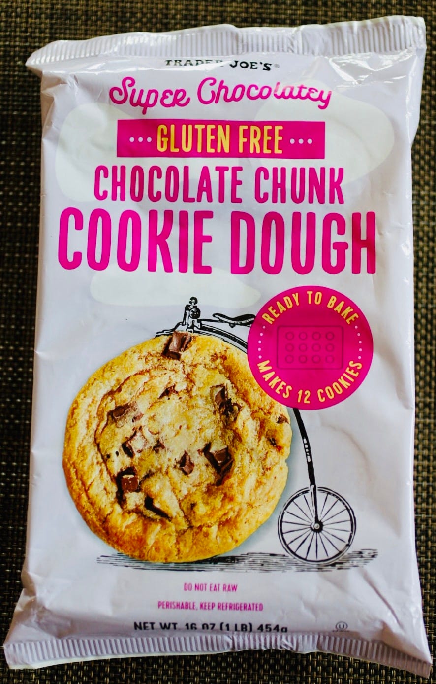 Trader Joe's Super Chocolately Gluten Free Chocolate Chunk Cookie Dough