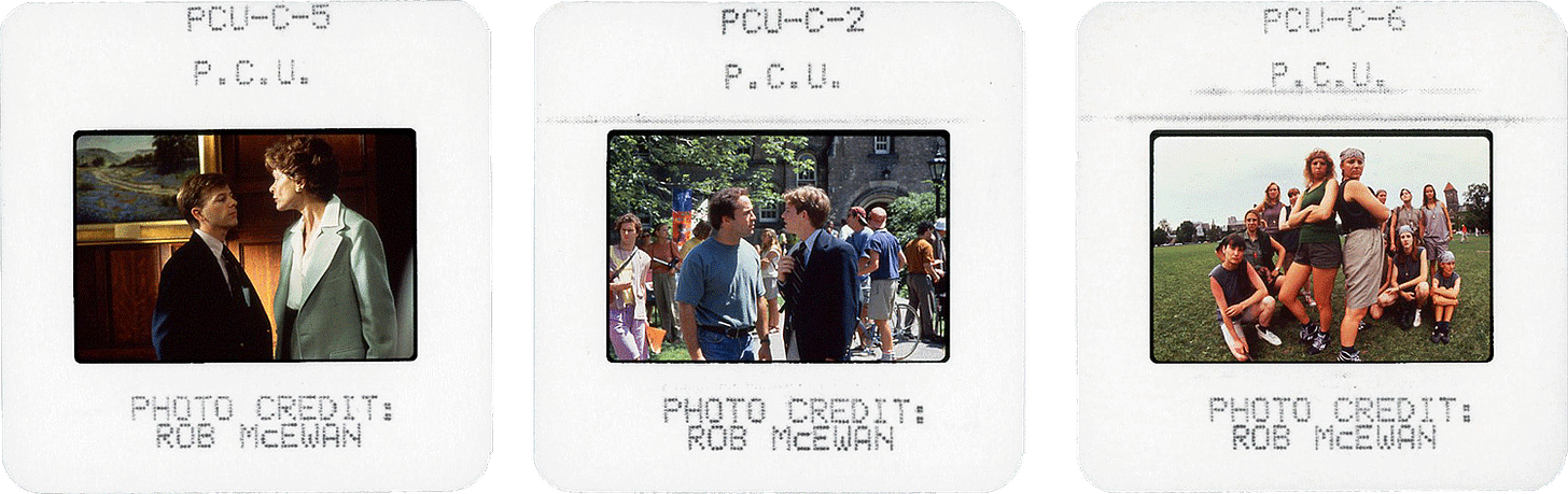 PCU slides; courtesy of 20th Century Fox, Photos by Rob McEwan. PCU slides; courtesy of 20th Century Fox, Photos by Rob McEwan.
