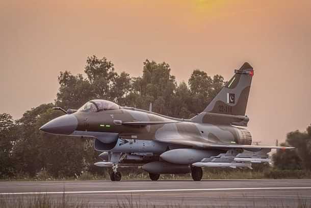 Chinese J-10 fighter of the Pakistan Air Force 
