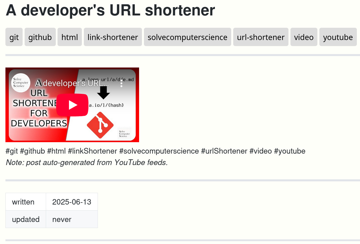 Jekyll markdown auto-post rendered