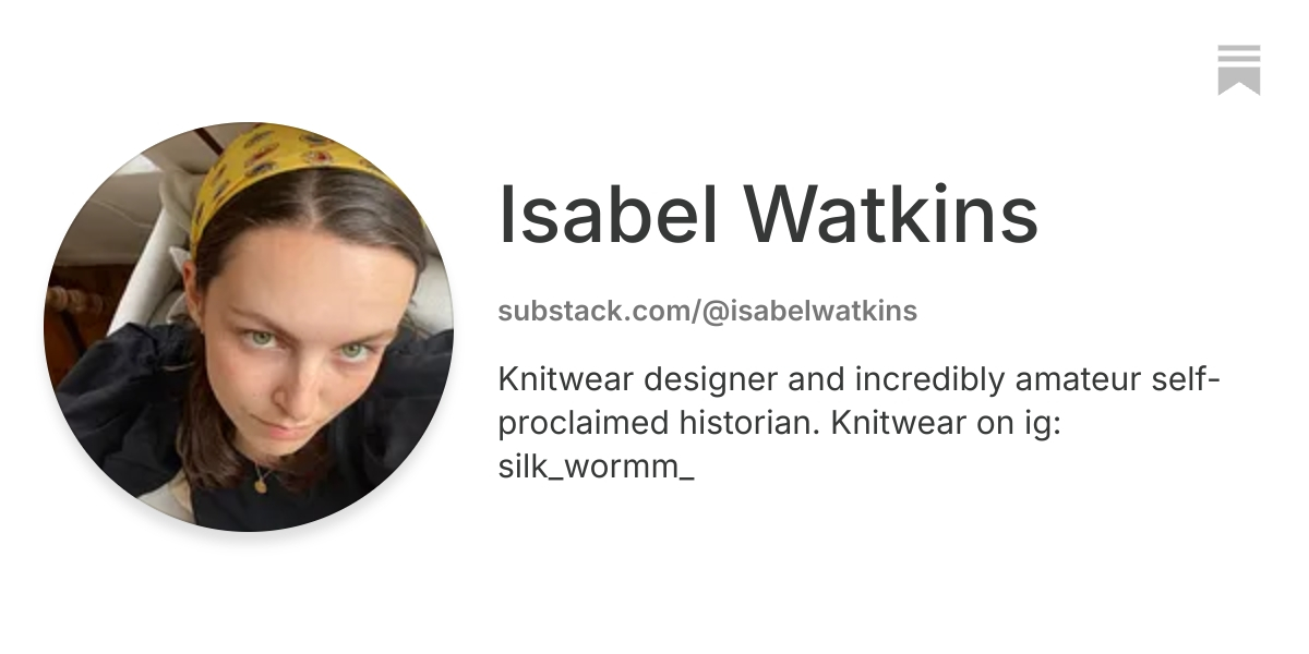 Isabel Watkins | Substack