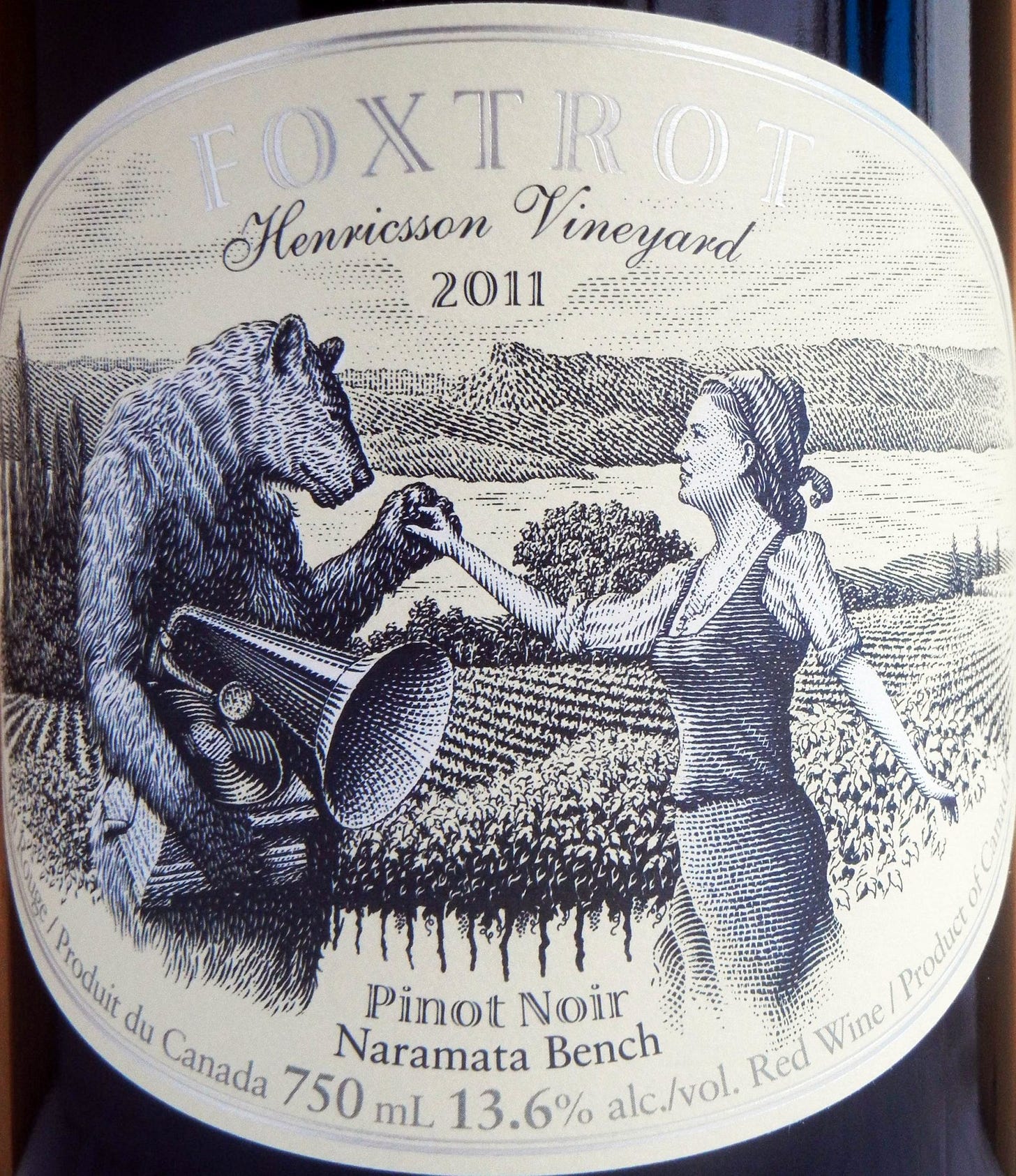 B.C. Pinot Noir Foxtrot Henricsson 2011
