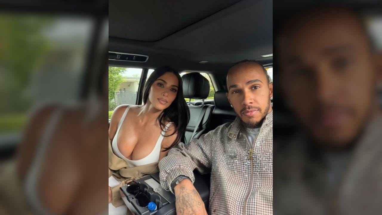 Photo of Kim Kardashian and Lewis Hamilton first crossed paths in 2014 at the GQ Men of the Year Awards. Photo of Kim Kardashian and Lewis Hamilton first crossed paths in 2014 at the GQ Men of the Year Awards.