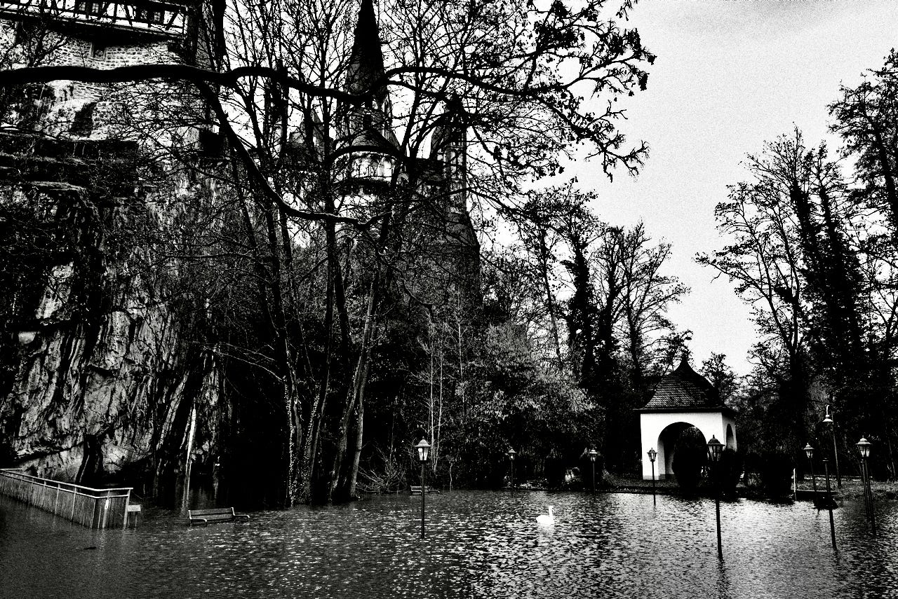 Hochwasser in Limburg (Lahn), Januar 2023