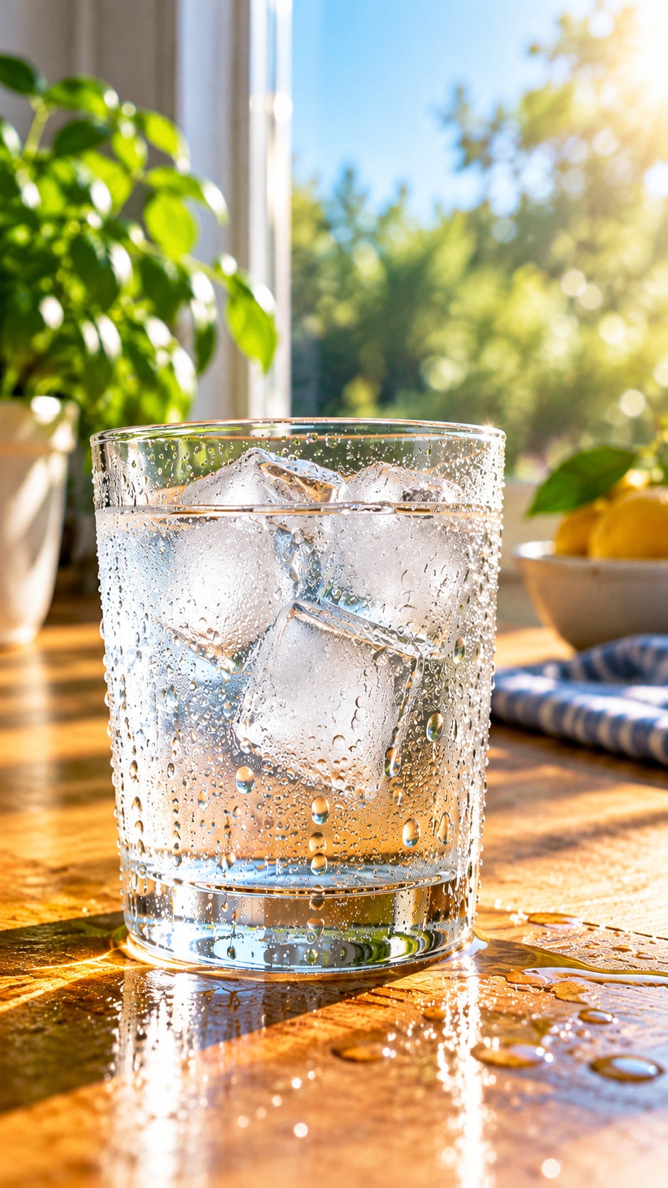 Why Does a Cold Glass Get Wet on the Outside?