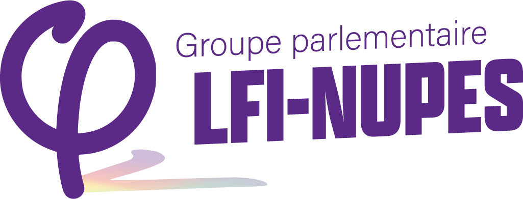 The logo of the LFI when it was still a member of the now-defunct NUPES electoral alliance The logo of the LFI when it was still a member of the now-defunct NUPES electoral alliance